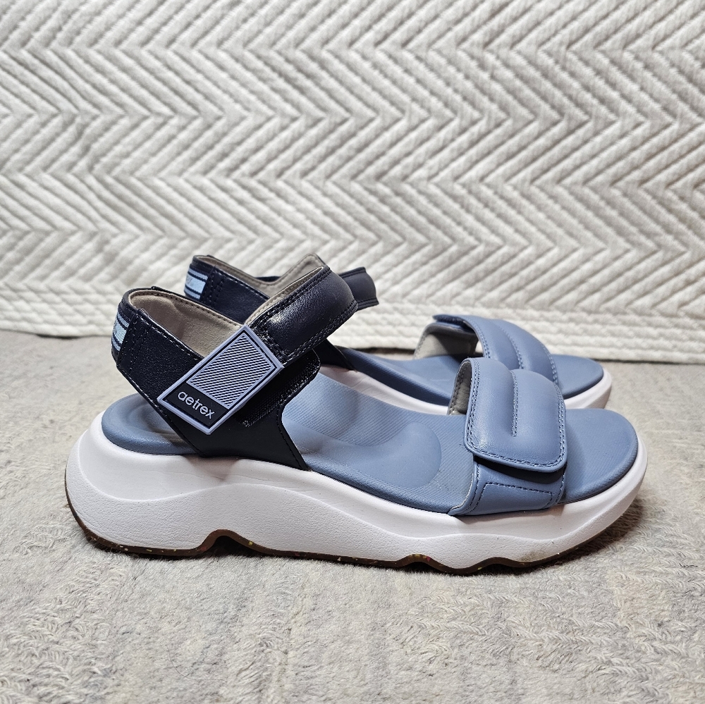 Aetrex Blue and Navy Sport Sandals - Picture 4 of 16